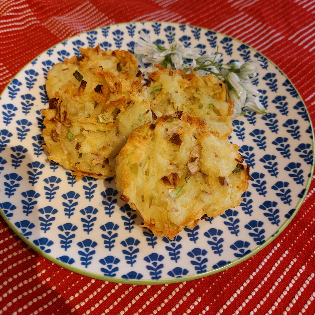 Photo of homemade hash browns.